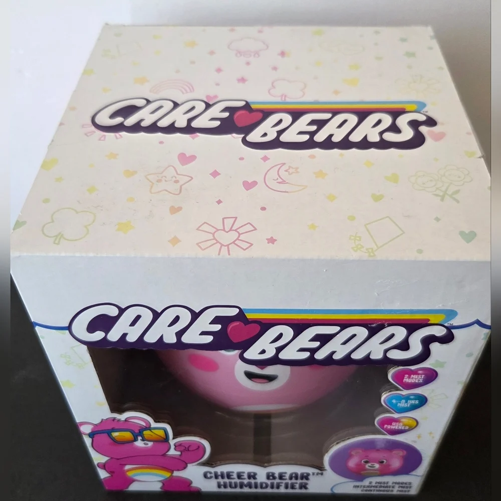 Care Bears Cheer Bear Humidifier Pink Mini Mist NEW - Picture 2 of 9